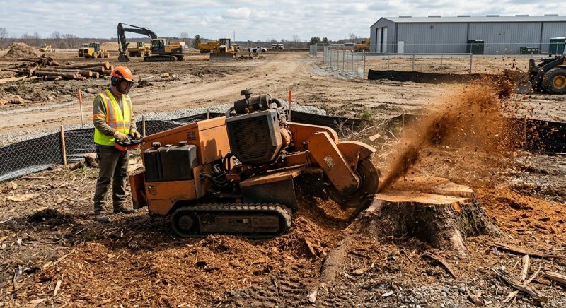 Commercial Stump Grinding in Bucks County, PA